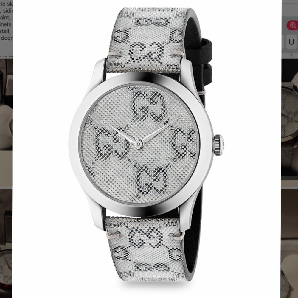 Gucci G-Timeless Floating GG Steel Watch